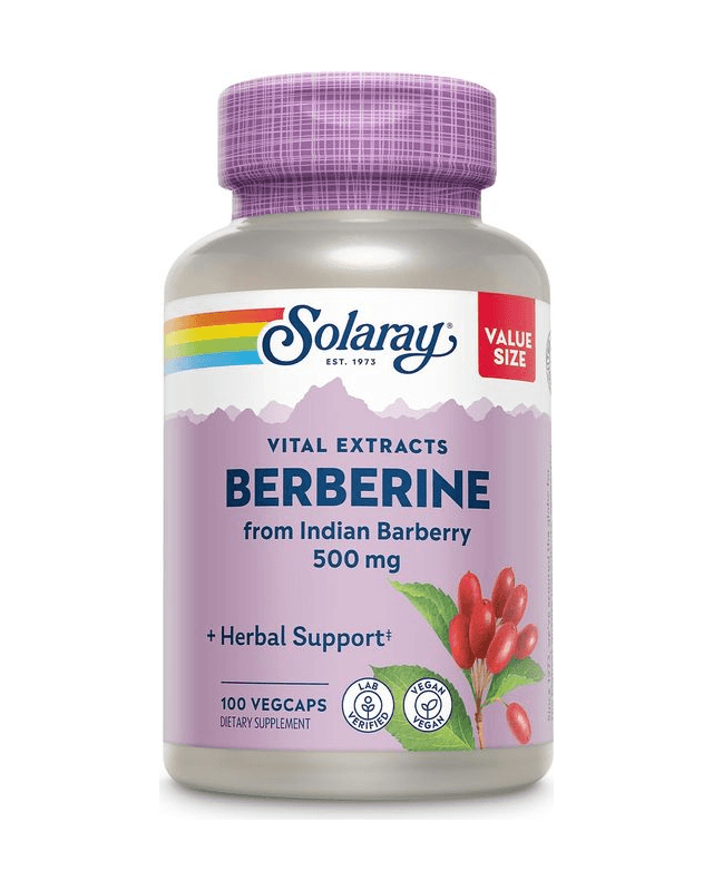 Berberine from Indian Barberry 500mg 60vegcaps (Solaray)