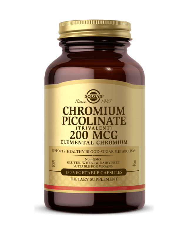 Chromium Picolinate 200mcg 180kaps
