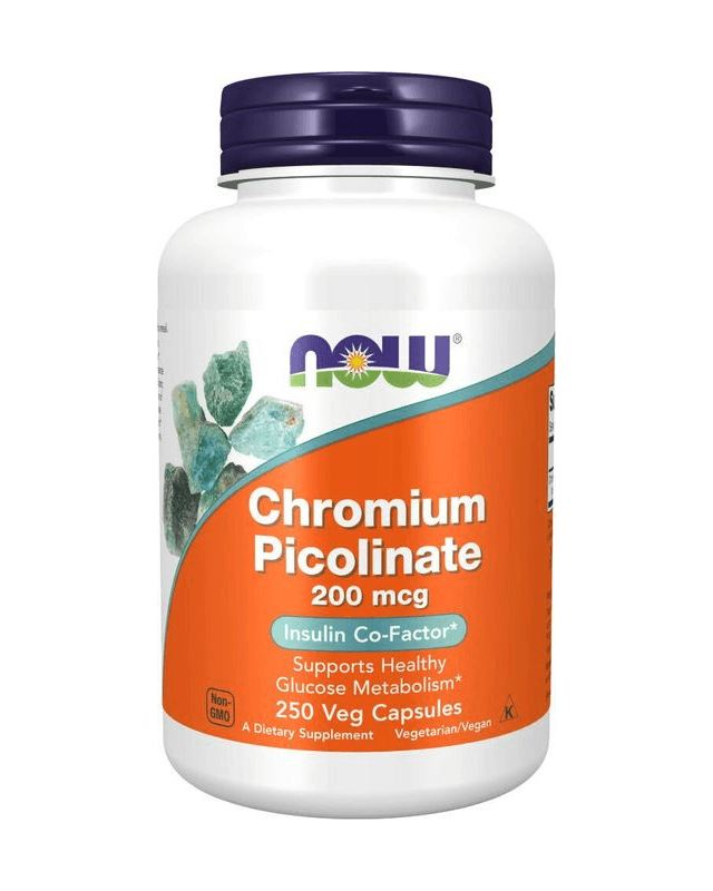 Chromium Picolinate 200mcg 250kaps (Now)
