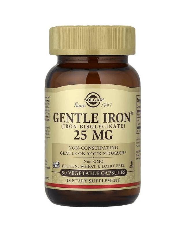Gentle Iron 25mg 90 vegcaps (Solgar)
