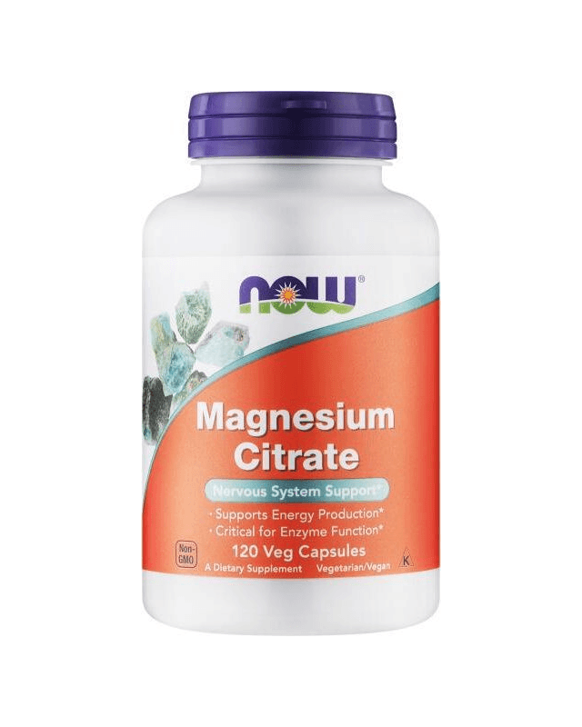 Magnesium citrate 120 caps (Now)