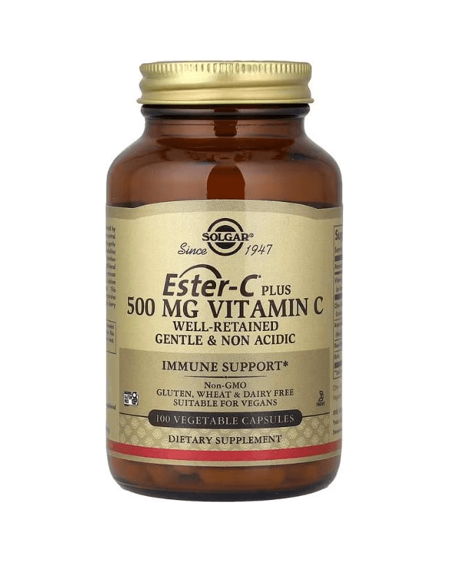 Ester-C 500mg Vitamin C 100 vegcaps (Solgar)