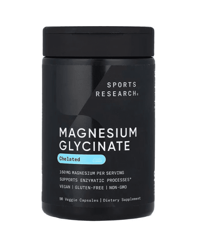 Magnesium glycinate 160mg 90 caps (Sport Research)