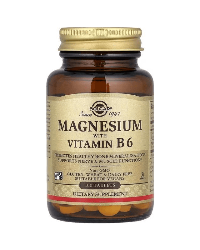 Magnesium with Vitamin B6 100 tab (Solgar)