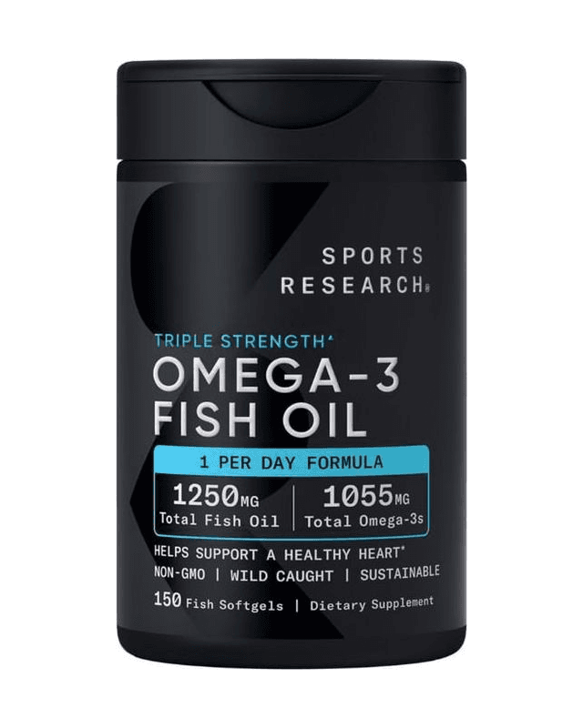 Omega-3 Fish Oil 1250mg 150 softgels