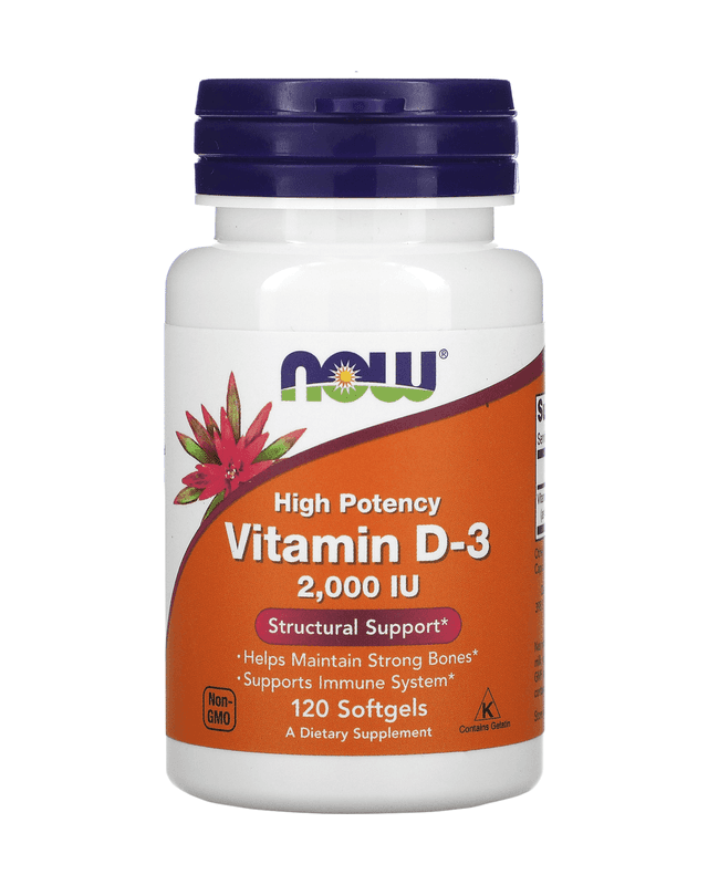 Vitamin D3 2.000 IU 120 softgels